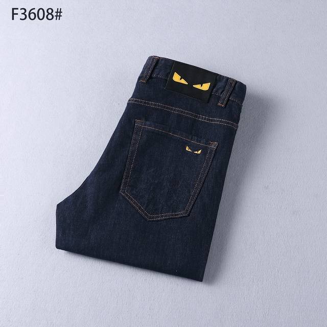 款号：F3608 春夏商务牛仔裤 尺码：29-42码