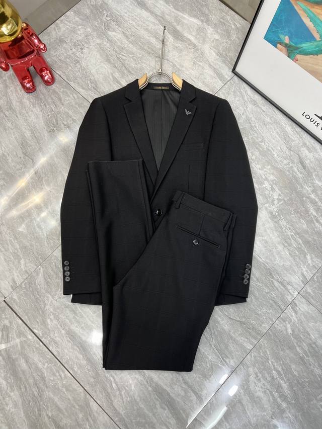 Armani 阿玛尼 2025新品 西装西服套装 好货不用过多介绍 看细节 专柜码数：46-56 175 140建议48