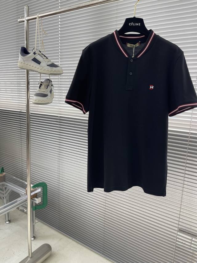 Bally 经典中山领Polo短袖 材质 珠地棉 适用季节