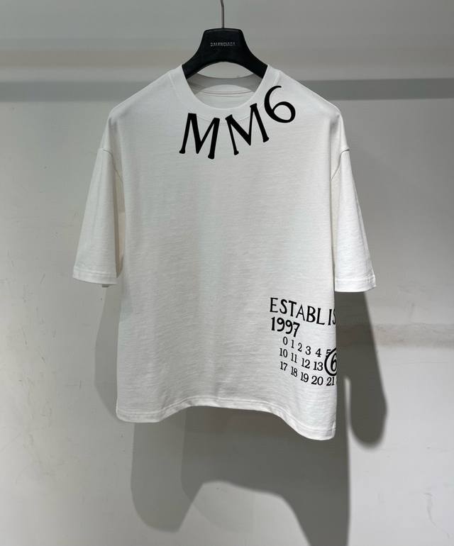 2025春夏新款 马吉拉植绒短袖 Xs-Xl