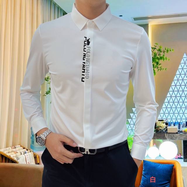 Polo拉夫劳伦 高端休闲系列！2025早春新品专柜休闲长袖衬衫！品牌最新元素Logo重工设计 无痕剪裁 进口80支的超高支纱棉，手感柔滑舒适，弹性佳 软软细腻