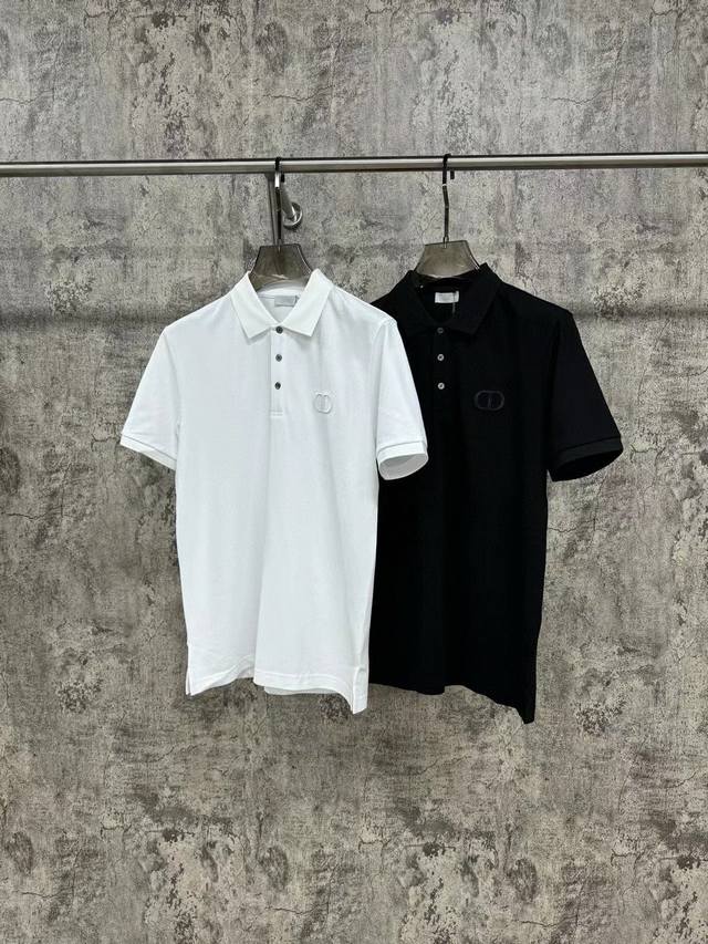 Dior迪家 上新 25Ss最新丝光珠地Polo衫翻领T恤 原版定制 顶级定制Logo 经典百搭 码数48-56