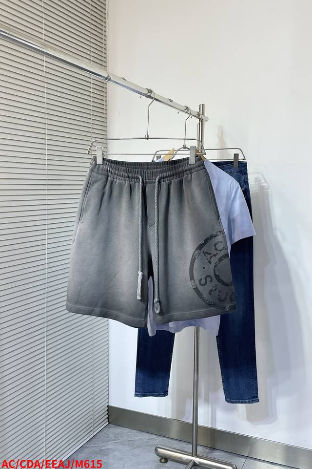 M615 Acacne Studios2025春夏新款男女同款，同步发售！定制专属纯棉面料，定制原版工艺螺纹，衣身设计标识Logo印花设计！完美融入时尚还有风情