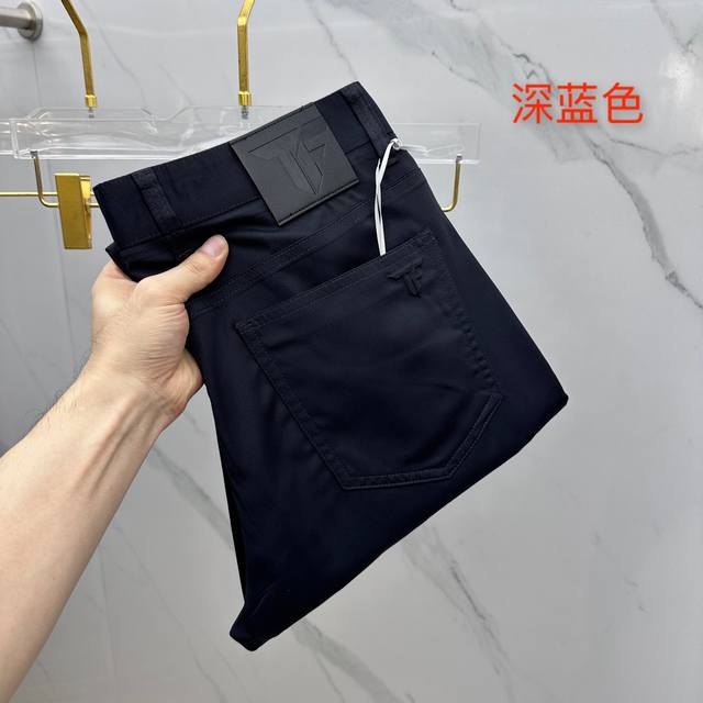 Tom Ford 2025春夏新品休闲裤西裤，官网同步发售，裤身工艺设计，进口客供辅料、面料定制，代工厂P出品免检！每个细节做到极致，原版五金配件，潮范十足、上