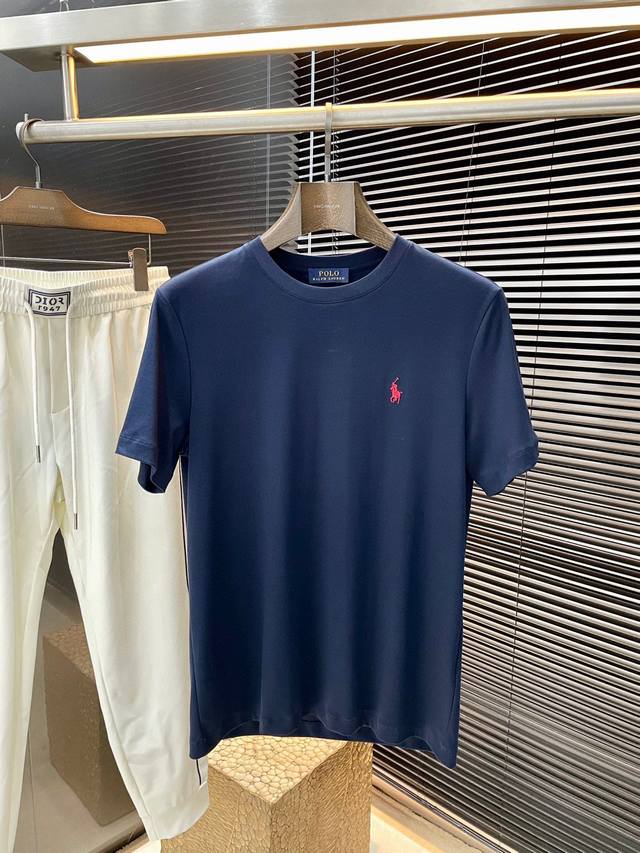 拉夫劳伦Ralph Lauren保罗系列 Vip高级定制 2025春夏季新款短袖 百搭款式 任何人都可以轻松驾驭 面料全订制 高定一等品聚脂纤维棉面料 面料手感