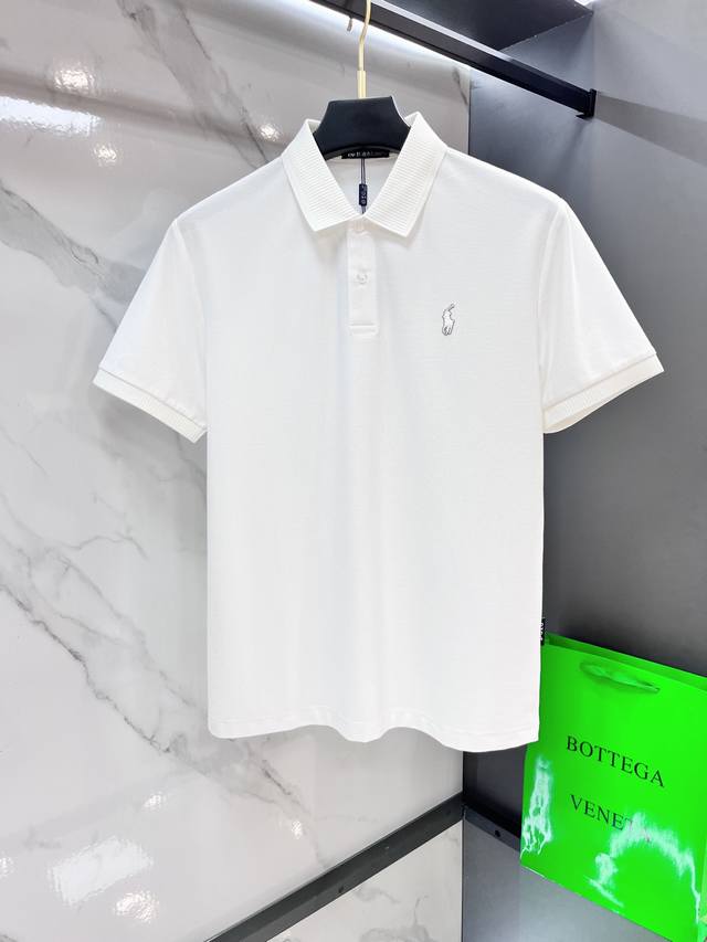 Polo 2025新款高端商务Polo 白领 单位人士必入单品！ 休闲商务翻领短袖，科技面料，体感非常棒，手感顺滑质感很棒！弹性好，无任何束缚感，面料自带透气网