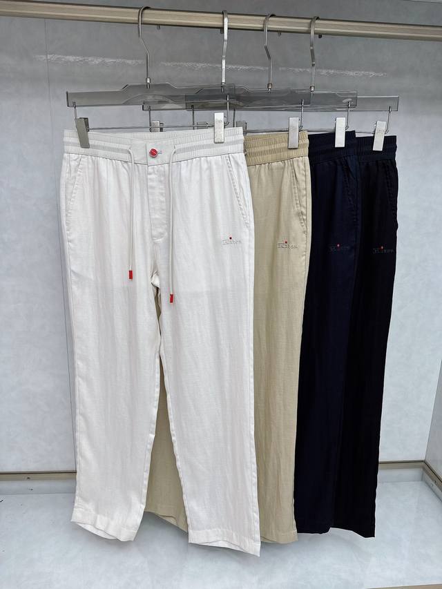 Kiton 2025夏装最新休闲裤专柜1:1顶级复刻，全品相！潮人必备单品！懂货的老铁赶紧下手 尺码：M-3Xl