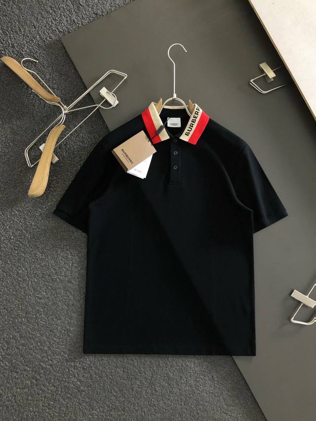 Bbr 主推款 长期有货 放心推 24Ss最新最顶级版本高品质刺绣专柜款翻领Polo衫，最顶级的品质专柜原单短袖，顶级制作工艺进口面料，专柜品质印花设计，采用进