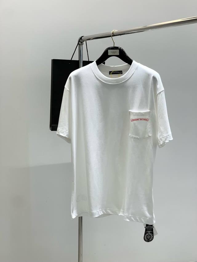 Chrome Hearts 克罗心，2025夏季新品，专柜同步有售，原单狠货，时尚休闲圆领短袖T恤，采用进口原版面料，顶级印花工艺字母图案Logo，独特设计，专