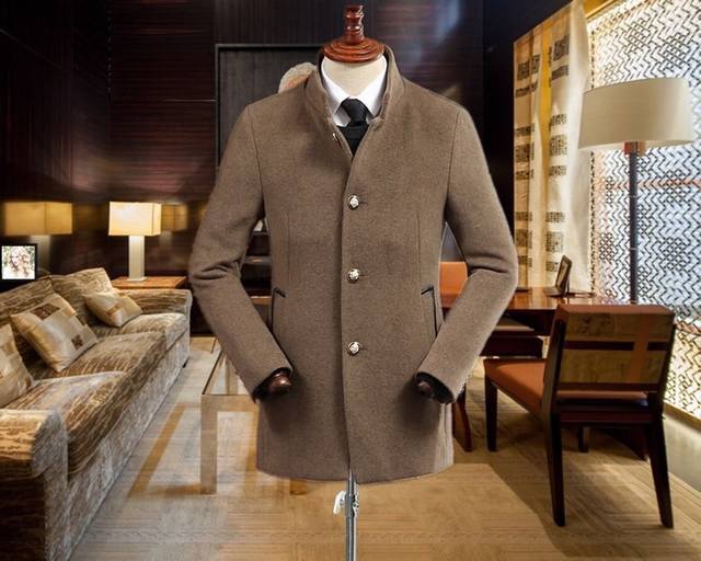 店主力荐！主推爆款！ 巴宝莉 Burberry 真正羊绒毛呢大衣男士大牌高端毛呢大衣外套欧美顶级工艺 原单货进仓全球顶级好货男装，简约时尚，从容百搭，大气优雅极