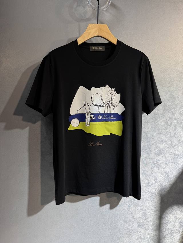 Lp 诺悠翩雅 25Ss新款春夏短袖 最高版本客供定制高端丝光棉面料 简单时尚款，配色超级好看！经典Logo的设计 608简单大方的款式！满满的高级感，四季可穿