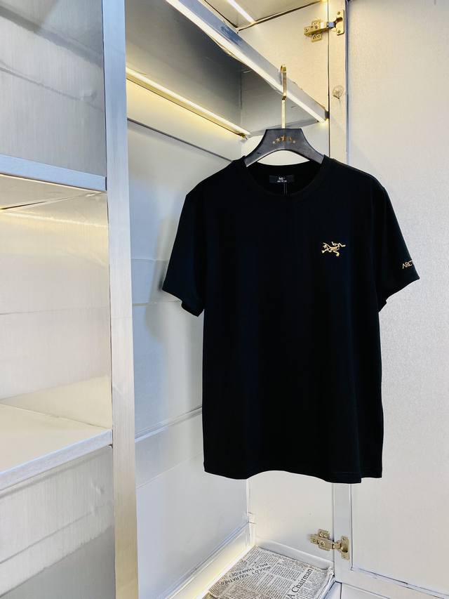 穿220斤 原单货！胖子福音 情侣装始祖鸟Arcteryx 原单品质 2025最新款 短袖T恤 五分袖中袖 精选专柜订制顶级纯棉进口面料 带原版洗水唛！三标齐全