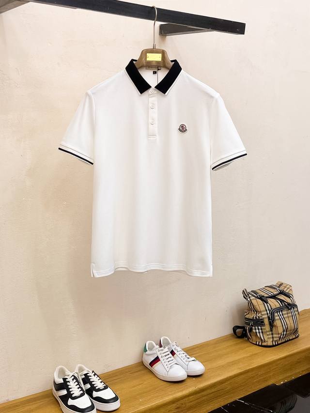 新品上市 蒙口 2025Ss夏季新款字母Logo男士翻领Polo衫！经典商务男款，高端男装的天花板级别的商务男款！简约时尚大气不失优雅，单穿内搭体面过人，品质控