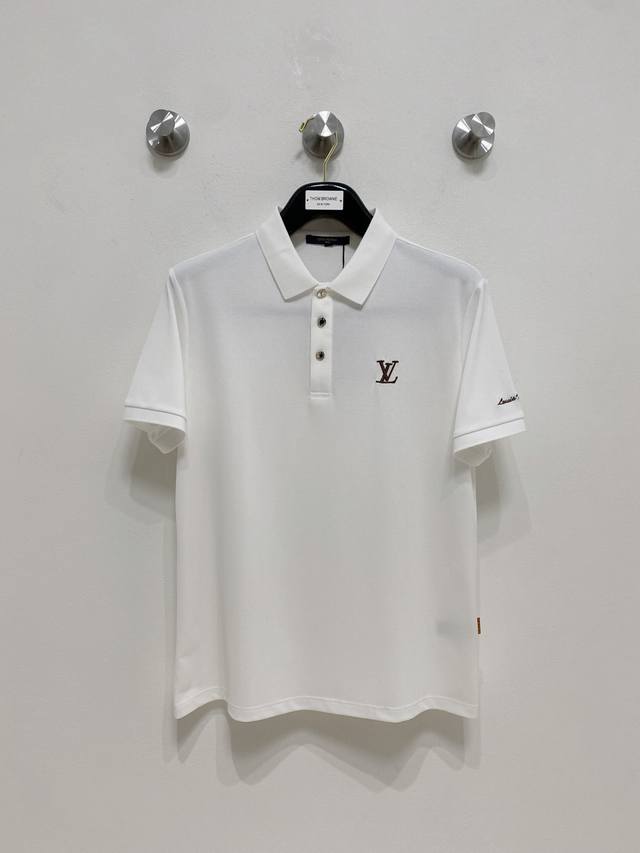 Lv 路易威登 %新疆长绒棉 面料柔软舒适透气 2025 夏季 限量款短袖Polo系列 ：-4Xl