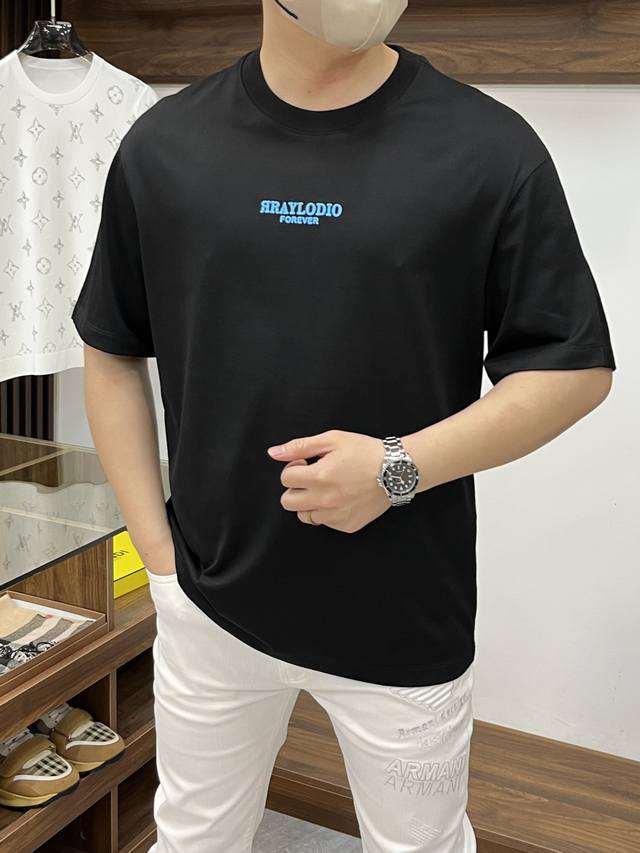 Dior 迪奥-2540Ss夏季新款 专柜时尚大爆款圆领T恤，休闲时尚外穿 内搭必备款，舒适好看上身可见 定制进口高端丝光面料，手感细腻丝滑有质感，上身舒适透气