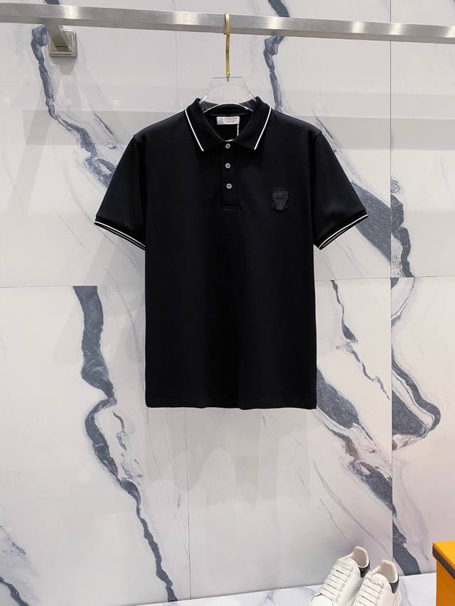 Bc 2025Ss夏季新款 Logo男士翻领Polo衫！经典商务男款，高端男装的天花板级别的商务男款！简约时尚大气不失优雅，单穿内搭体面过人，品质控 细节控的闭