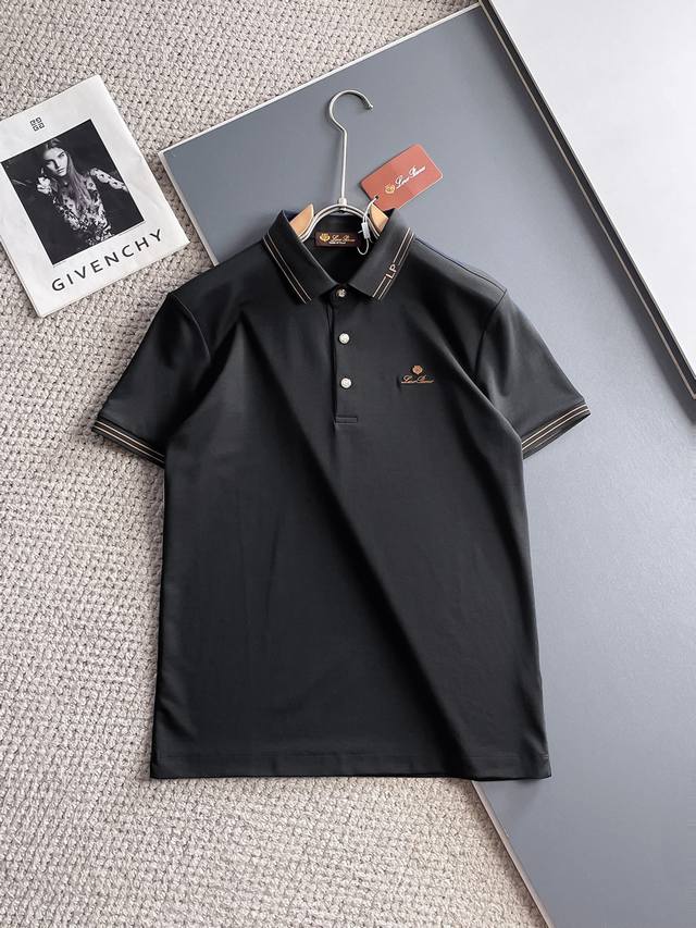 Lp2520Ss夏季新款字母Logo男士翻领Polo衫！经典商务男款，高端男装的天花板级别的商务男款！简约时尚大气不失优雅，单穿内搭体面过人，品质控 细节控的闭