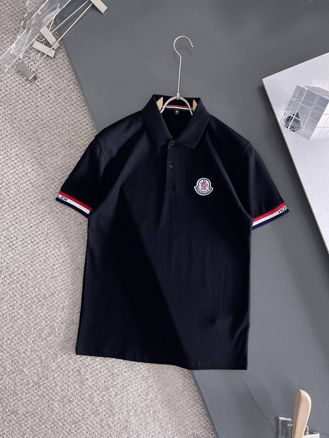 蒙口 2025Ss夏季新款字母Logo男士翻领Polo衫！经典商务男款，高端男装的天花板级别的商务男款！简约时尚大气不失优雅，单穿内搭体面过人，品质控 细节控的
