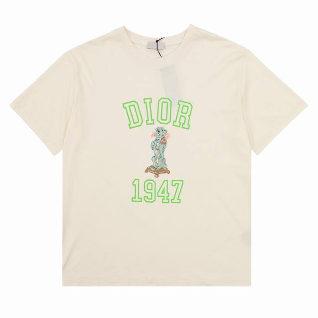 Dior 迪奥 波比狗植绒印花短袖 Size：S-L