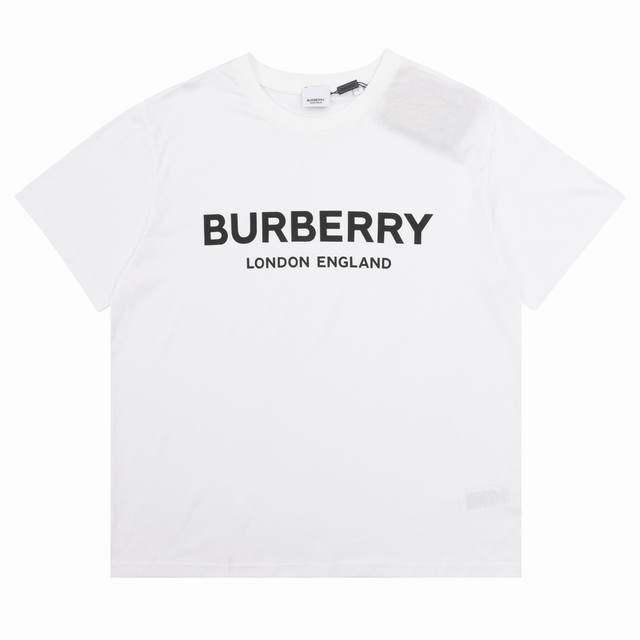 Burberry 巴宝莉 经典双排字母印花短袖T恤 Size：S-L