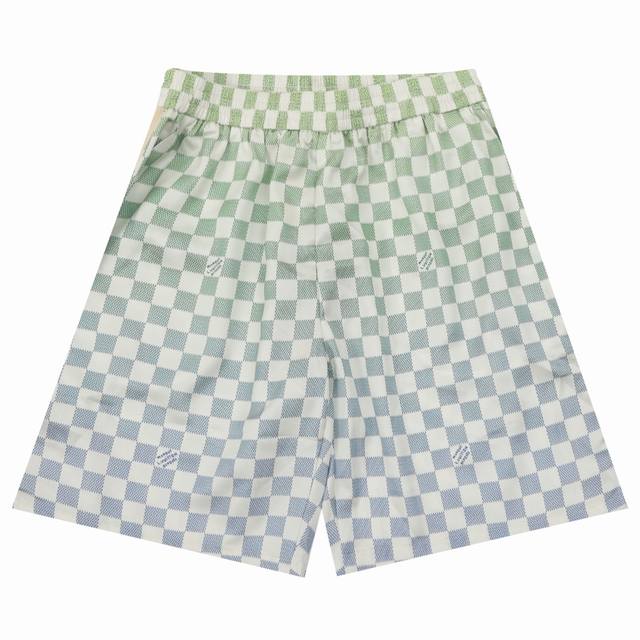 Louis Vuitton 路易威登 新款渐变棋盘格短裤 Size：Xs-L