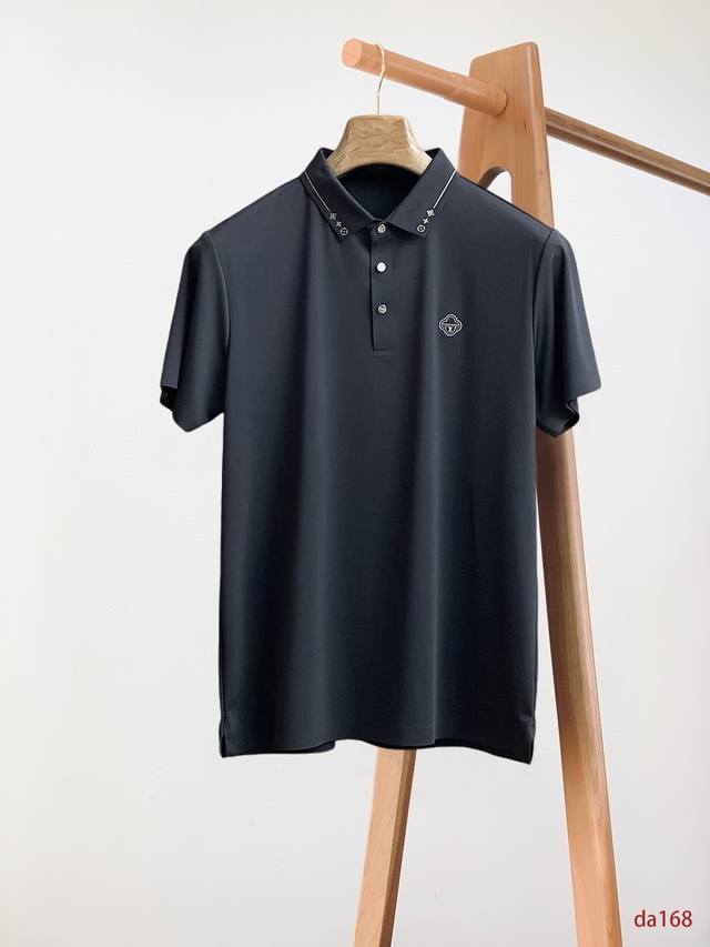 Lv 高端商务 白领 单位人士必入单品！ 无痕压胶冰丝休闲商务短袖Polo，科技面料，冰丝无痕，体感非常棒，手感顺滑质感很棒！弹性好，无任何束缚感，面料自带透气