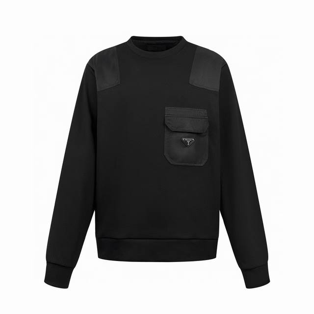 Prada 三角标尼龙卫衣 现货 S M L Xl