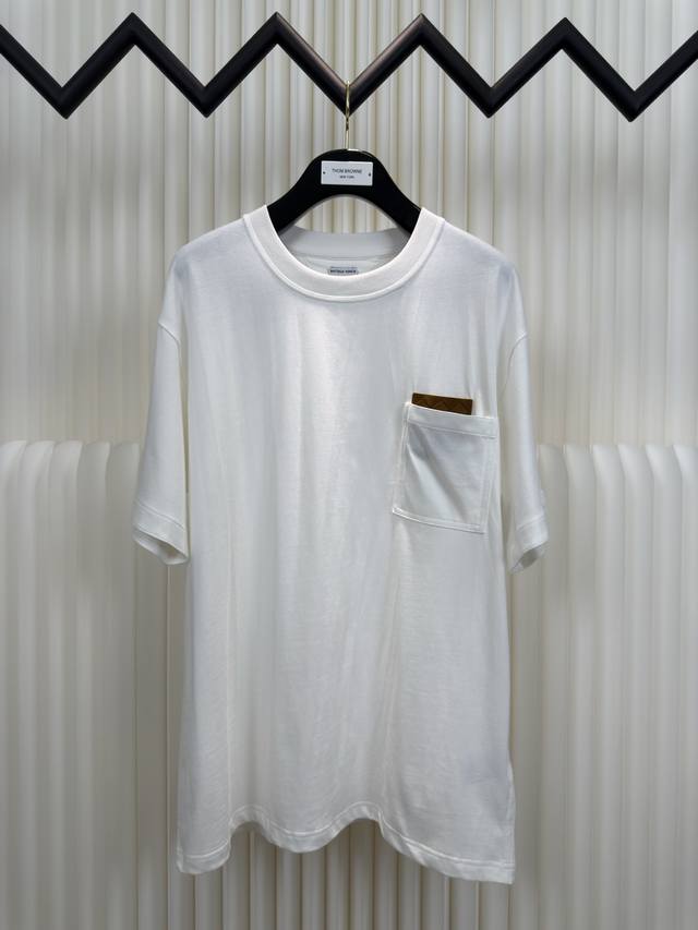 Bottega Venet Bv菱格皮标口袋编织皮牌短袖 正品开版-实体柜台-顶奢品质 秒杀市面一切版 国专购入 原版极为昂贵 面料采用280G 7A级抗菌冰感