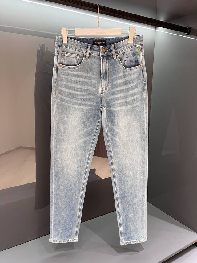 新品 夏季新品 薄款 “驴”牛仔裤 25Ss春夏新品 男士水洗复古魅力时尚休闲牛仔裤 追求完美主义的男人必备款修身款！！！ 贸易渠道工厂P货品,复古水洗 无敌性