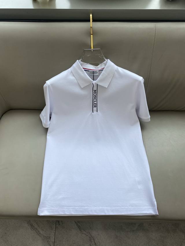 蒙口 2025Ss夏季新款 Logo男士翻领Polo衫！经典商务男款，高端男装的天花板级别的商务男款！简约时尚大气不失优雅，单穿内搭体面过人，品质控 细节控的闭