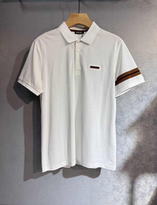 Zegna 杰尼亚 25Ss新款春夏短袖 最高版本客供定制纯棉面料 简单时尚款，配色超级好看！经典Logo的设计 简单大方的款式216满满的高级感，四季可穿。简