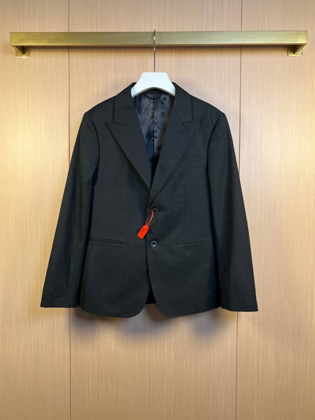 Lv路易 25Ss早秋全幅暗纹提花西装夹克 辅料： 定制1:1 Lv 牛角合金扣 定制1:1 Lv 合金纽扣 定制1:1 Lv 双D扣铜链 定制1:1 Lv 织