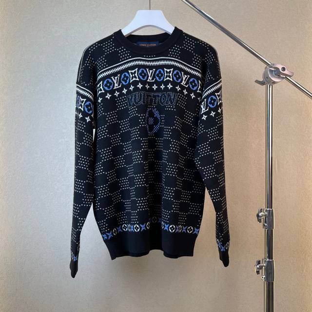 Lv25Ss新款 提花棉衣针织毛衣 码数：S-Xl