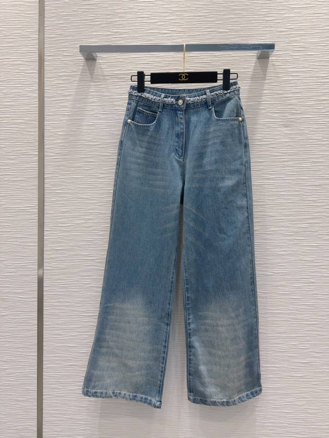 Chane* 2025Ss新款牛仔系列 高颜值 一系列出品 百搭无烦恼 就是很干净的感觉 人手必备 真的很赞！ 手感很舒服的洗水牛仔棉 做旧酵洗造型 Sml S