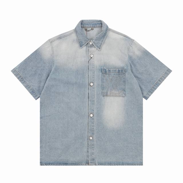 Louis Vuitton 路易威登 徽标牛仔短袖外套 尺码：S-Xl