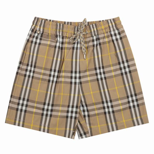 Burberry 巴宝莉 新款格纹沙滩短裤 Size：Xs-L