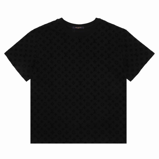 Louisvuitton 路易威登 提花植绒情侣装短袖T恤 Size：Xs-L