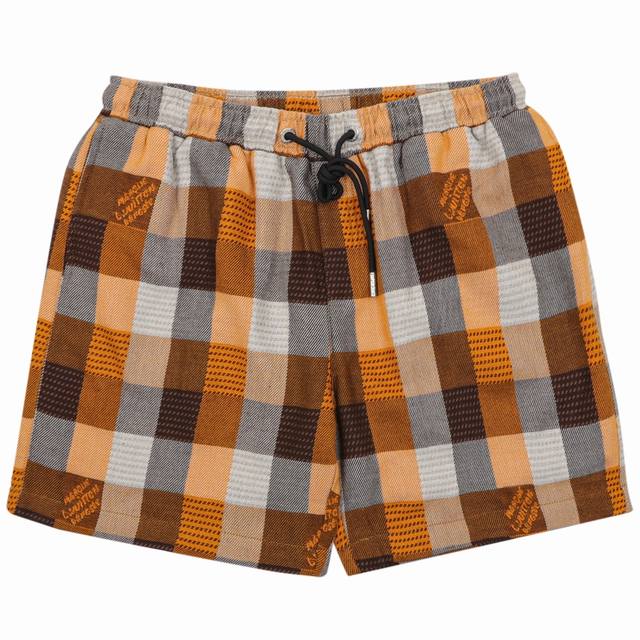 Louis Vuitton 路易威登 棋盘格刺绣字母短裤 Size：Xs-L
