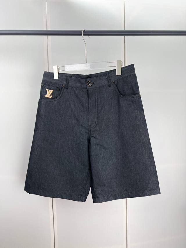 Lv路易Ropes绳索刺绣短裤 S M L Xl