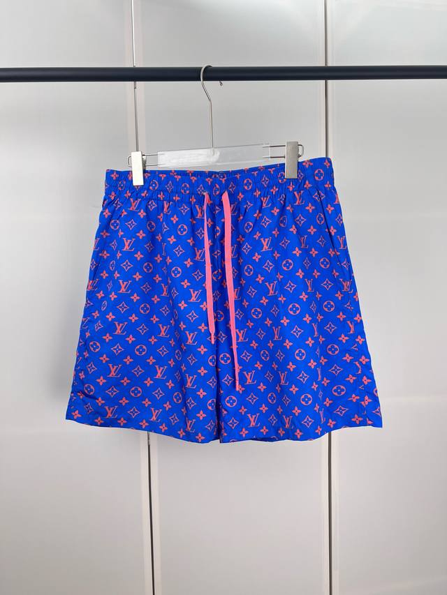 Lv路易满印老花抽绳沙滩短裤 S M L Xl
