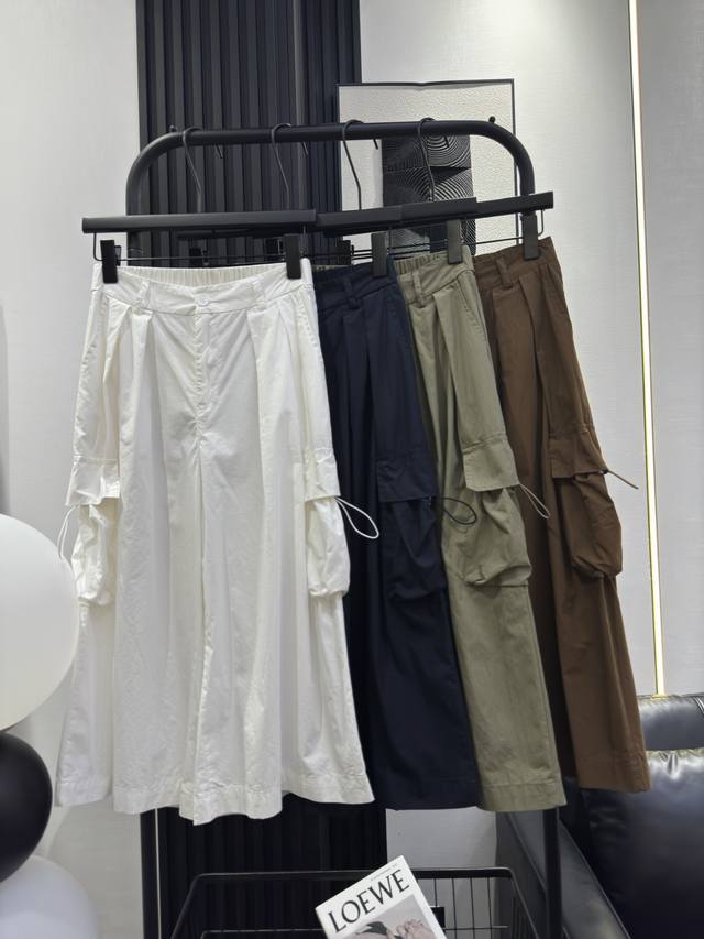 Acne Studios 新款 双口袋七八分休闲裤后带半松紧包容性强 夏季薄面料 打造时尚酷酷必备 洋气十足 四色 Smlxl