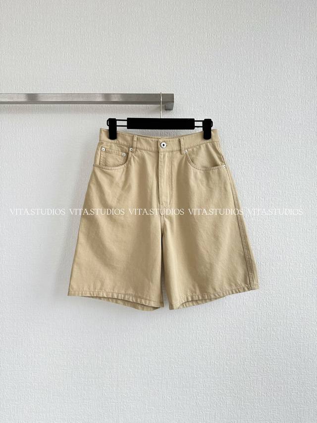 新品预售 休闲牛仔短裤 颜色：卡其色 尺码：S M L M*Kz