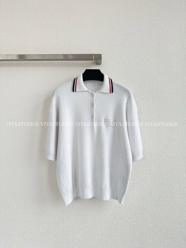新品预售 翻领条纹上衣 颜色：白色 尺码：S M L M*Hx