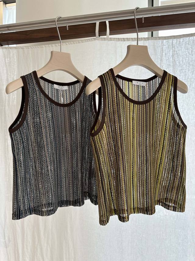 Ys ｜New Summer Collection 编织背心 颜色非常美 Sml