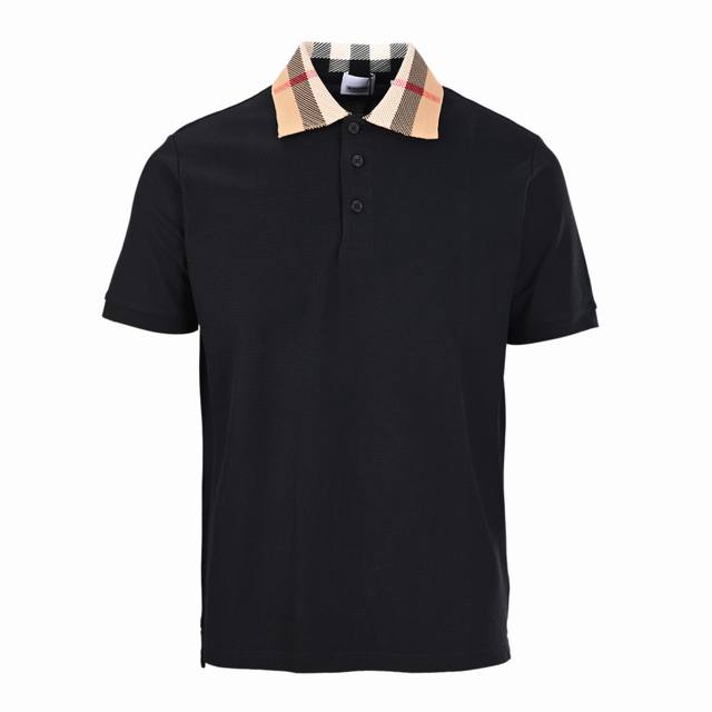 高版本 Burberry巴宝莉Bbr 格纹领短袖Polo衫 原版5600购入，布料采用 G网眼珠地布料。同缸染面料 手感非常舒服 。订制扁机领子，颜色手感还原原