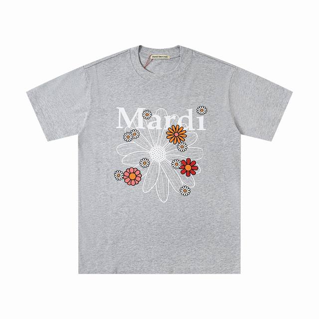 顶级品质 常年补货不下架 Mardi Mercredi 玛尔蒂多花系列植物花卉圆领短袖Ss25T恤 Mardi Mercredi 玛尔蒂植物花卉多花短袖金高银尹