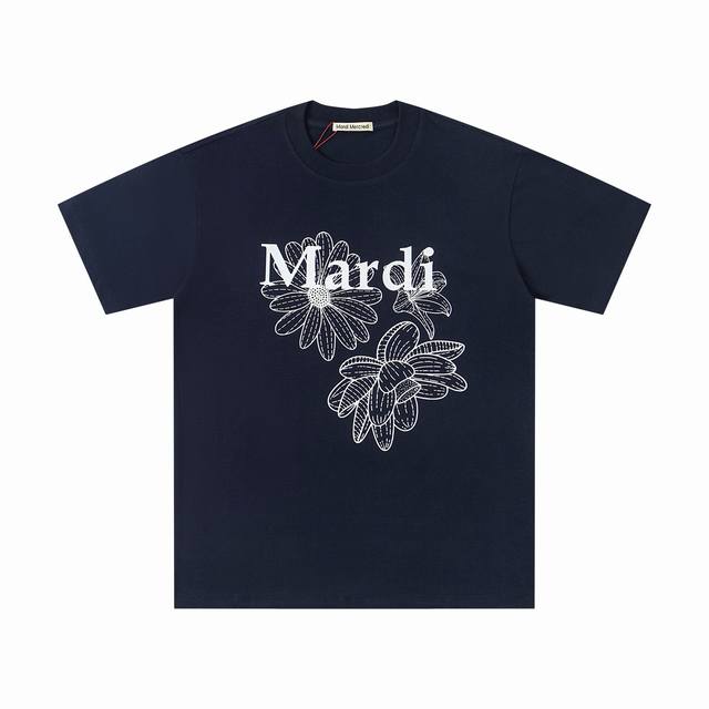 顶级品质 常年补货不下架 Mardi Mercredi 玛尔蒂三花系列印花图案圆领短袖Ss25T恤 Mardi Mercredi 玛尔蒂三花短袖金高银尹胜雅同款