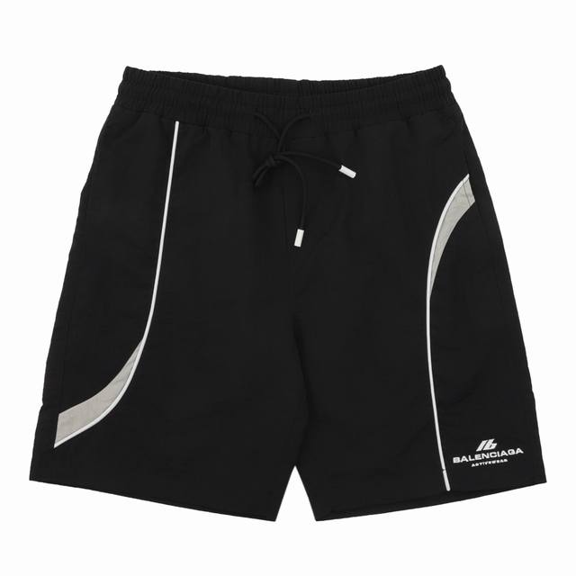 Balenciaga 巴黎世家 拼接字母刺绣短裤 Size：Xs-L