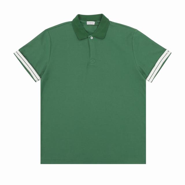 Burberry 巴宝莉 袖口织带战马印花短袖Polo衫 Size：S-L