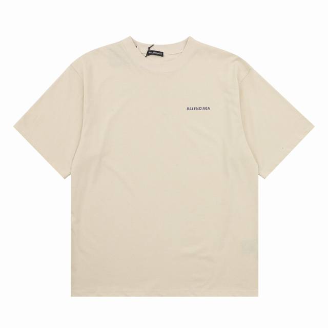 Balenciaga 巴黎世家 前后字母印花圆领短袖 尺码：S-L
